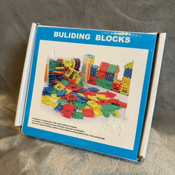 Other - 70pc Connecting Building Blocks Squares Triangles STEM Educational Toy Set